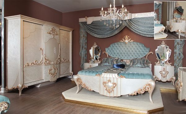 Turkey Classic Furniture - Luxury Furniture ModelsSara Classic Bed Room Set