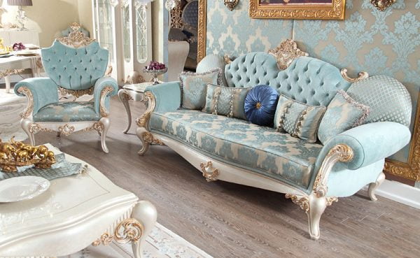 Turkey Classic Furniture - Luxury Furniture ModelsSara Classic Sofa Set