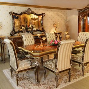 Turkey Classic Furniture - Luxury Furniture ModelsSaraylı Classic Dining Room Set
