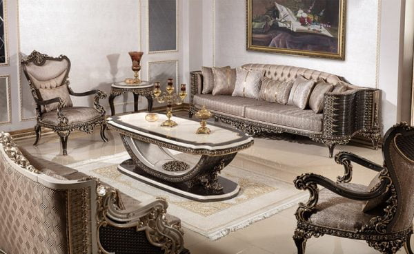 Turkey Classic Furniture - Luxury Furniture ModelsSeden Classic Sofa Set