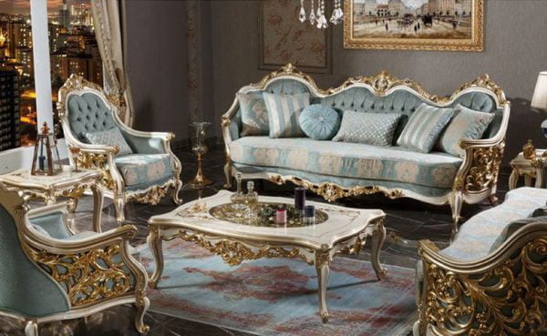 Turkey Classic Furniture - Luxury Furniture ModelsSultani Classic Sofa Set