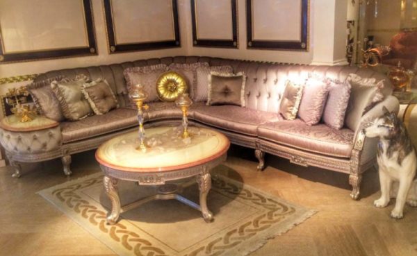 Turkey Classic Furniture - Luxury Furniture ModelsTurri Classic Corner Sofa Set