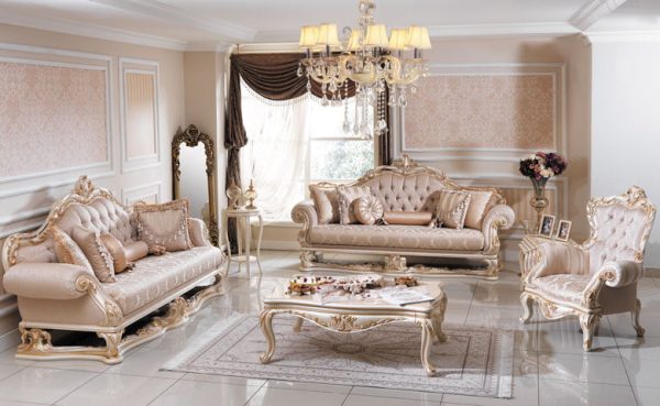 Turkey Classic Furniture - Luxury Furniture ModelsVento Classic Sofa Set