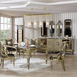 Turkey Classic Furniture - Luxury Furniture ModelsFrida Classic Dining Room Set