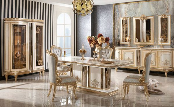 Turkey Classic Furniture - Luxury Furniture ModelsHümayun Classic Dining Room Set