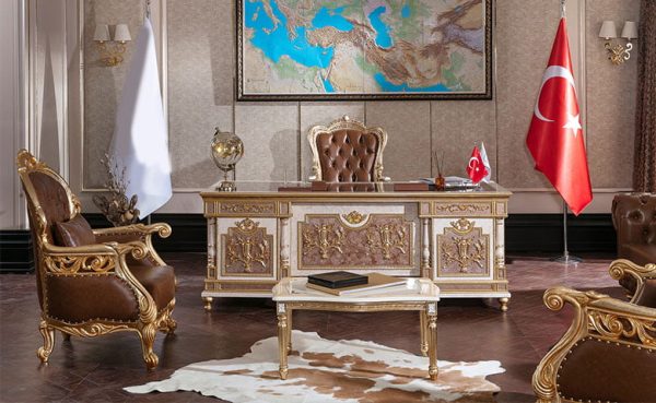Turkey Classic Furniture - Luxury Furniture ModelsKapadokya Classic Office Furniture Set